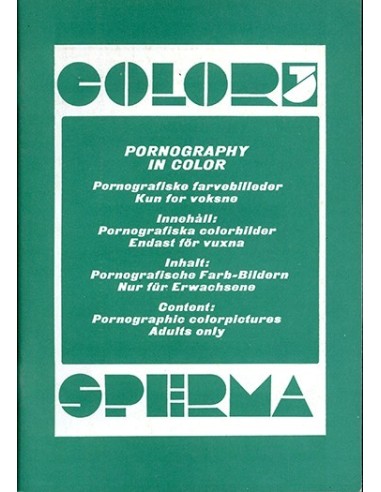 Color Sperma 03 - Presented in new condition - Original CCC Print