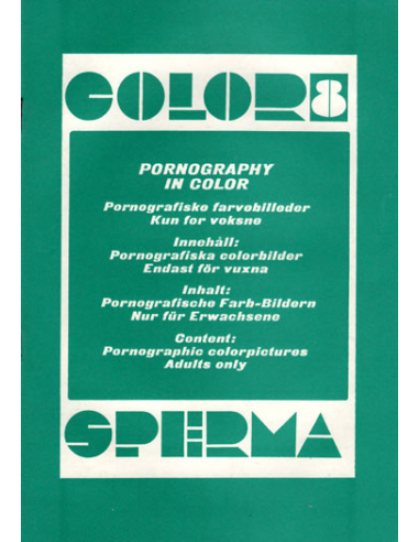 Color Sperma 08 - Presented in new condition - Original CCC Print