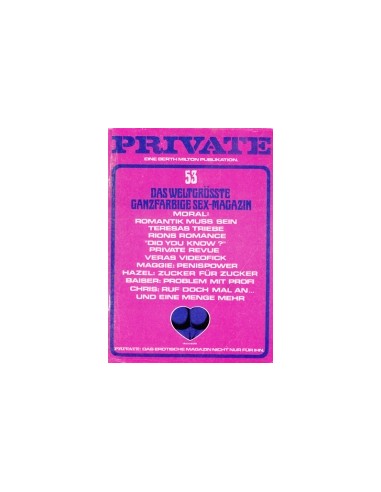 Private 53 (loose cover)