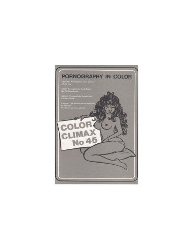 Color Climax 45  - Presented in new condition - Original CCC Print