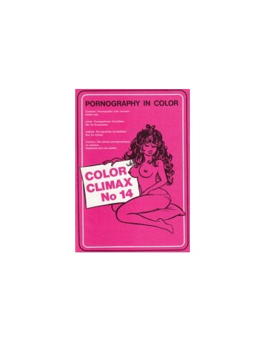 Color Climax 14  - Presented in new condition - Original CCC Print