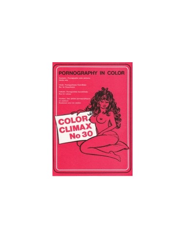 Color Climax 30  - Presented in new condition - Original CCC Print