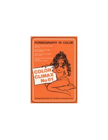 Color Climax 81 - Presented in new condition - Original CCC Print